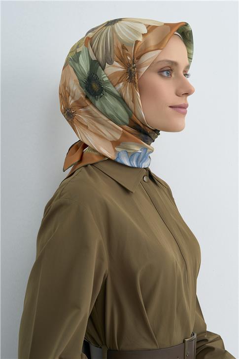 Armine  Saf İpek Twill Eşarp 9503D 57
