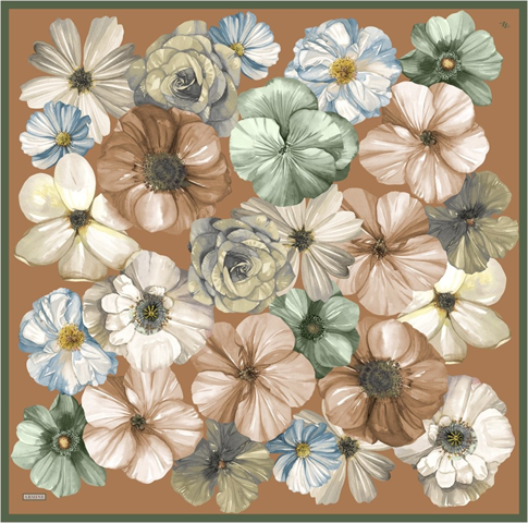 Armine  Saf İpek Twill Eşarp 9503D 57