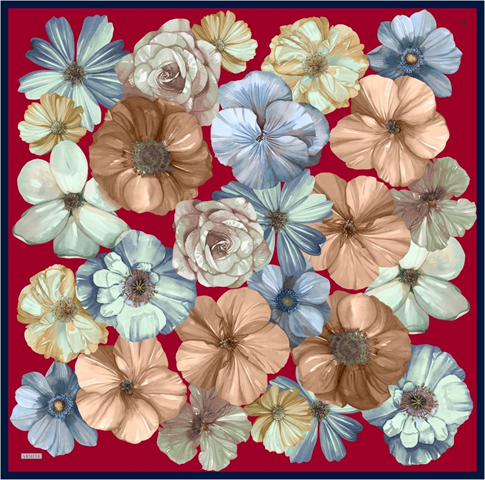 Armine  Saf İpek Twill Eşarp 9503D 59