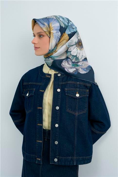 Armine  Saf İpek Twill Eşarp 9503D 82