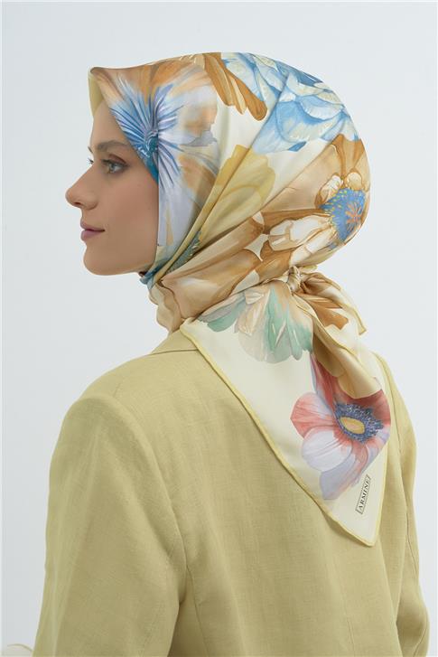 Armine  Saf İpek Twill Eşarp 9503D 86