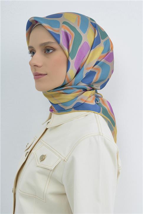 Armine  Saf İpek Twill Eşarp 9504D 55