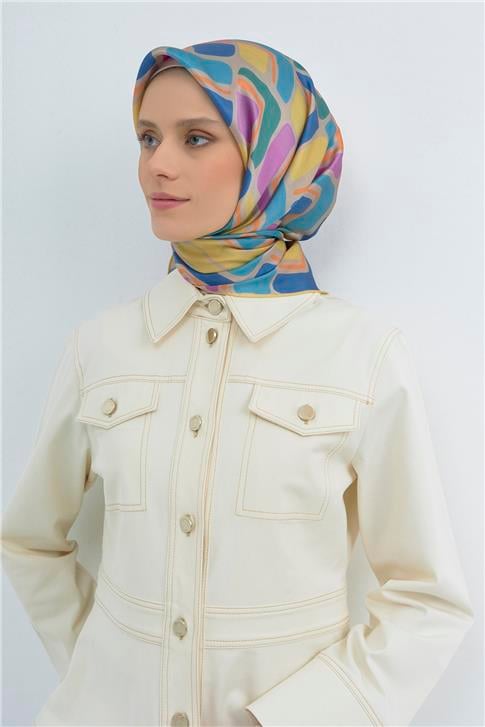 Armine  Saf İpek Twill Eşarp 9504D 55