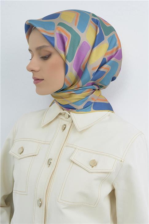 Armine  Saf İpek Twill Eşarp 9504D 55