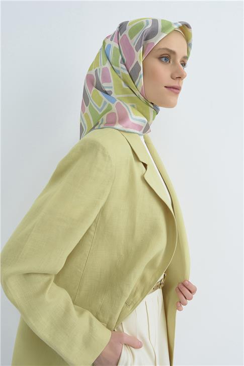 Armine  Saf İpek Twill Eşarp 9504D 85