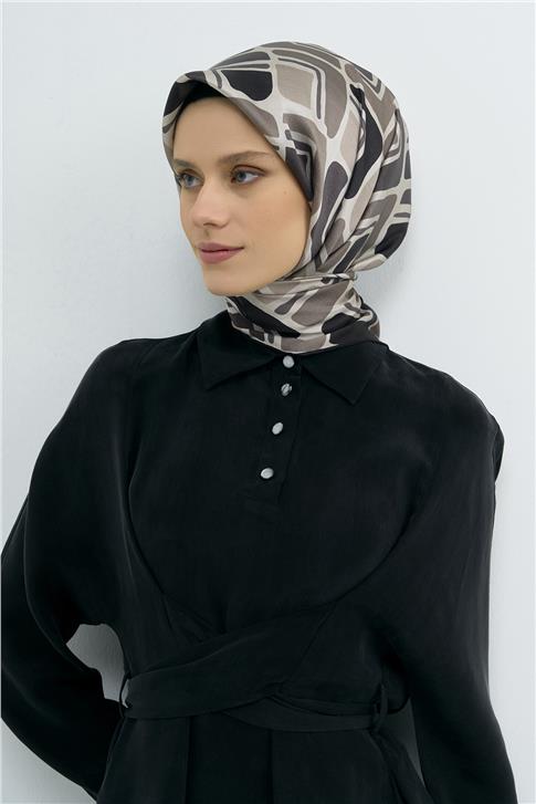 Armine  Saf İpek Twill Eşarp 9504D 87