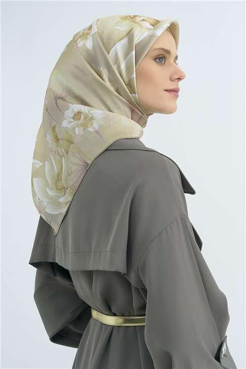 Armine  Saf İpek Twill Eşarp 9505D 52