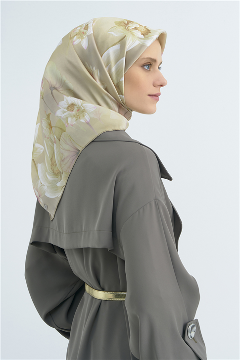 Armine  Saf İpek Twill Eşarp 9505D 52
