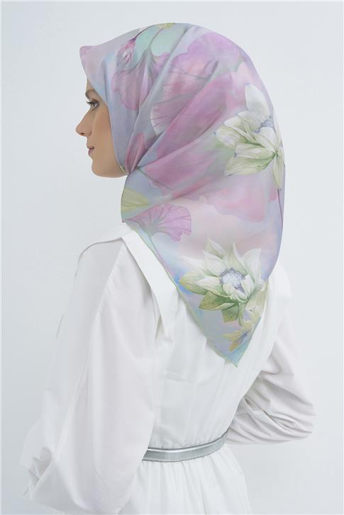 Armine  Saf İpek Twill Eşarp 9505D 82