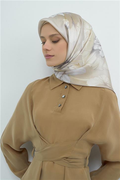 Armine  Saf İpek Twill Eşarp 9505D 84