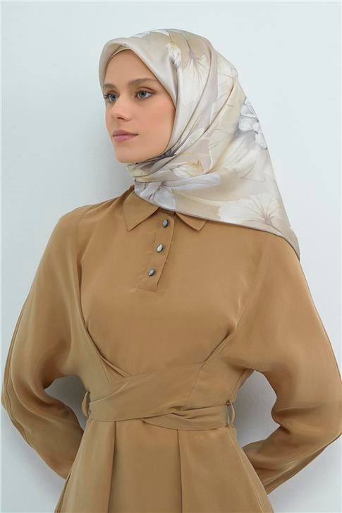 Armine  Saf İpek Twill Eşarp 9505D 84