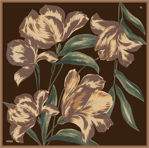 Armine  Saf İpek Twill Eşarp 9506D 07