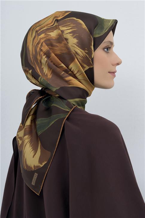 Armine  Saf İpek Twill Eşarp 9506D 07