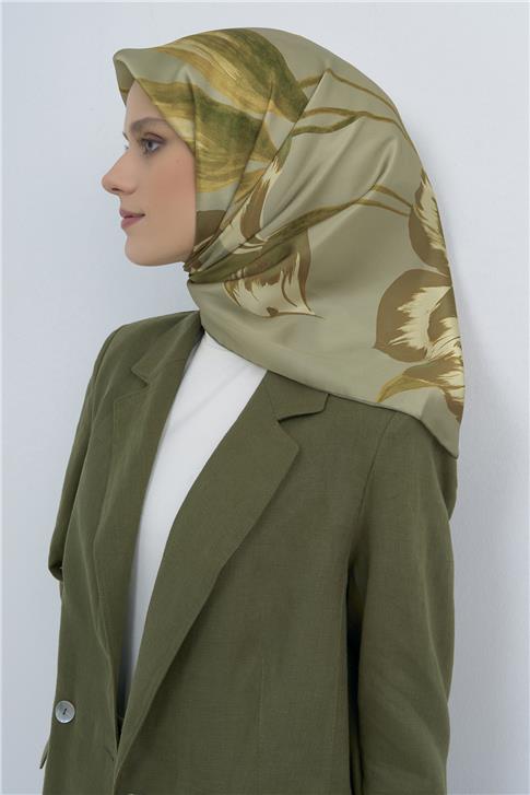 Armine  Saf İpek Twill Eşarp 9506D 08
