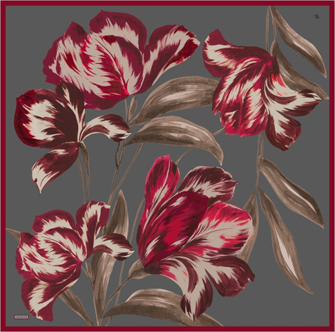 Armine  Saf İpek Twill Eşarp 9506D 85