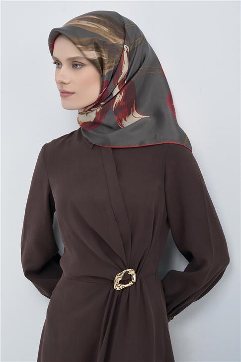 Armine  Saf İpek Twill Eşarp 9506D 85