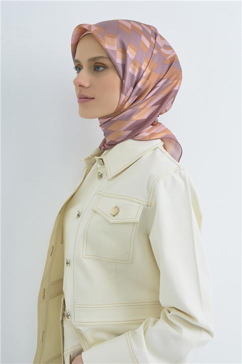 Armine  Saf İpek Twill Eşarp 9507D 01