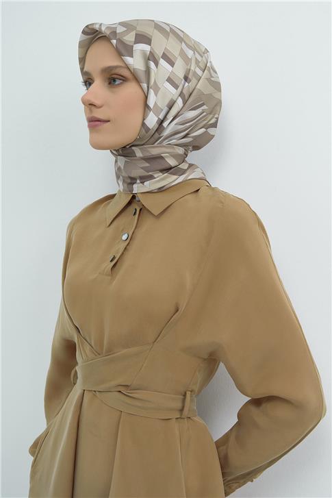Armine  Saf İpek Twill Eşarp 9507D 03