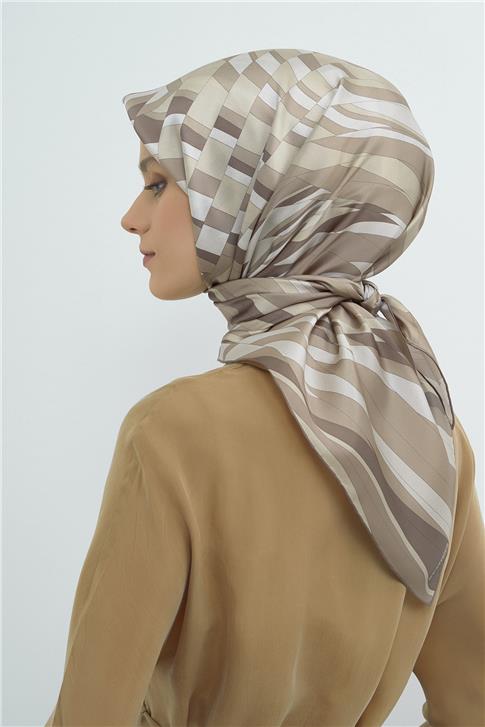 Armine  Saf İpek Twill Eşarp 9507D 03