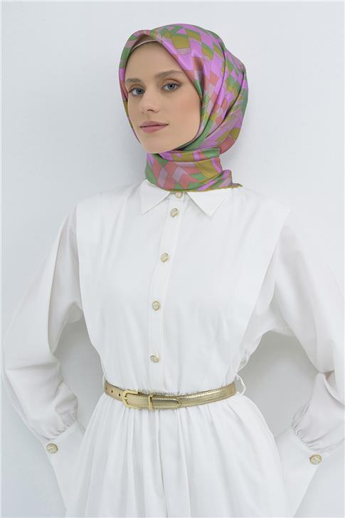 Armine  Saf İpek Twill Eşarp 9507D 54