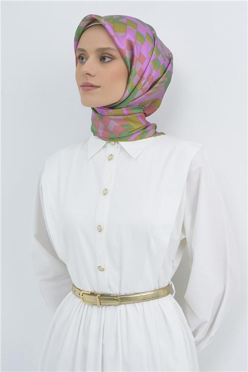 Armine  Saf İpek Twill Eşarp 9507D 54