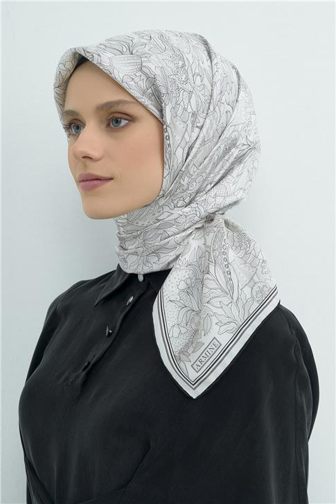 Armine  Saf İpek Sura Eşarp 9508D 01