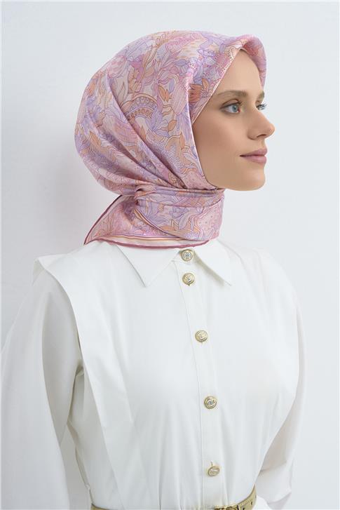 Armine  Saf İpek Twill Eşarp 9508D 02