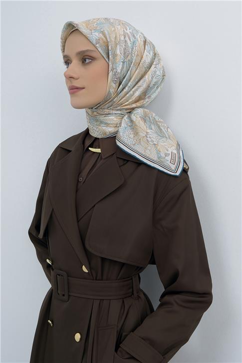Armine  Saf İpek Twill Eşarp 9508D 82