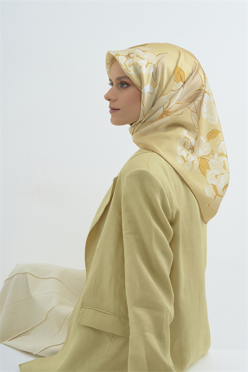 Armine  Saf İpek Twill Eşarp 9509D 07