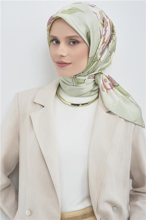 Armine  Saf İpek Twill Eşarp 9509D 33