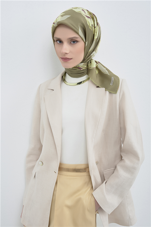 Armine  Saf İpek Twill Eşarp 9509D 52