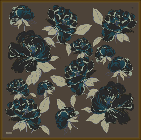 Armine  Saf İpek Twill Eşarp 9509D 56