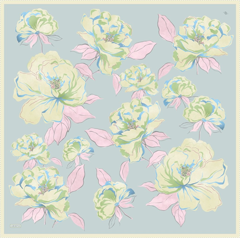 Armine  Saf İpek Twill Eşarp 9509D 80