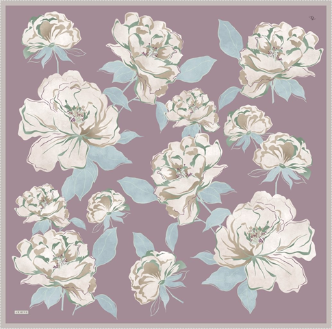 Armine  Saf İpek Twill Eşarp 9509D 82