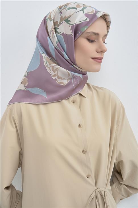 Armine  Saf İpek Twill Eşarp 9509D 82
