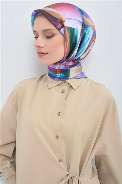 Armine  Saf İpek Twill Eşarp 9510D 05