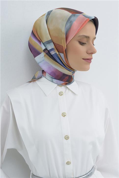 Armine  Saf İpek Twill Eşarp 9510D 80