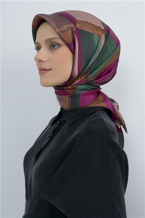 Armine  Saf İpek Twill Eşarp 9510D 84