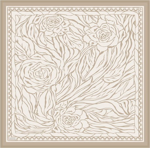 Armine  Saf İpek Twill Eşarp 9511D 02