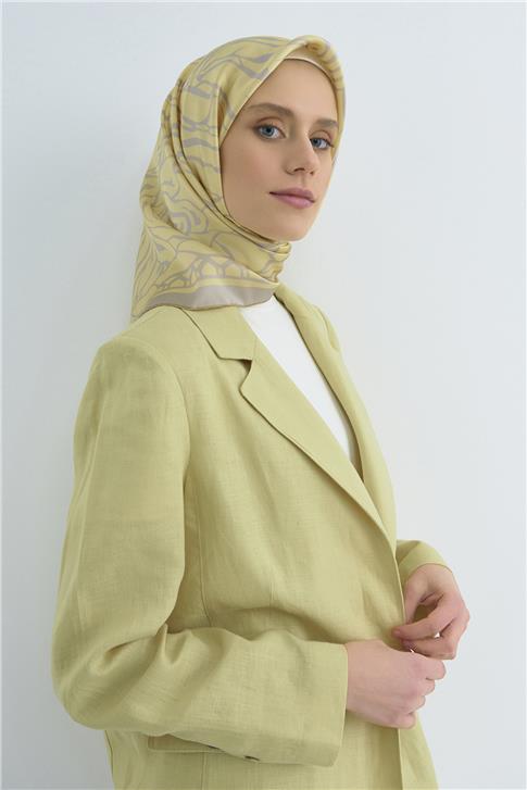 Armine  Saf İpek Twill Eşarp 9511D 34
