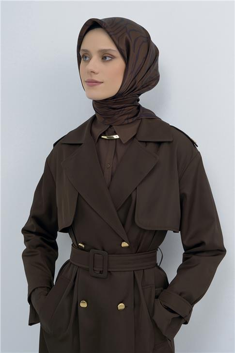 Armine  Saf İpek Twill Eşarp 9511D 80