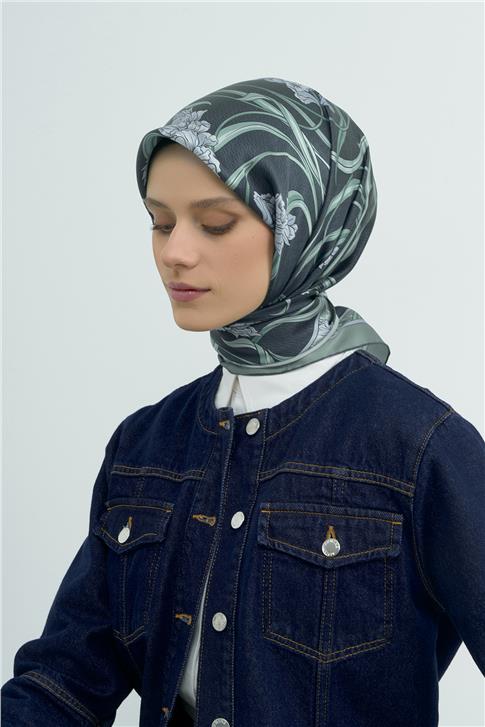 Armine  Saf İpek Twill Eşarp 9512D 02