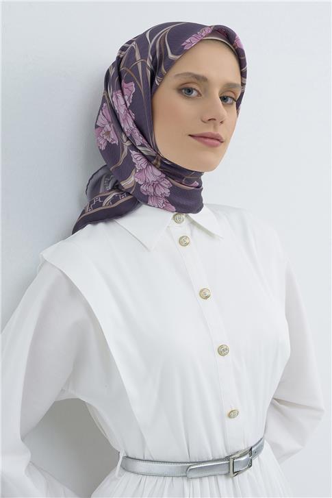 Armine  Saf İpek Twill Eşarp 9512D 07