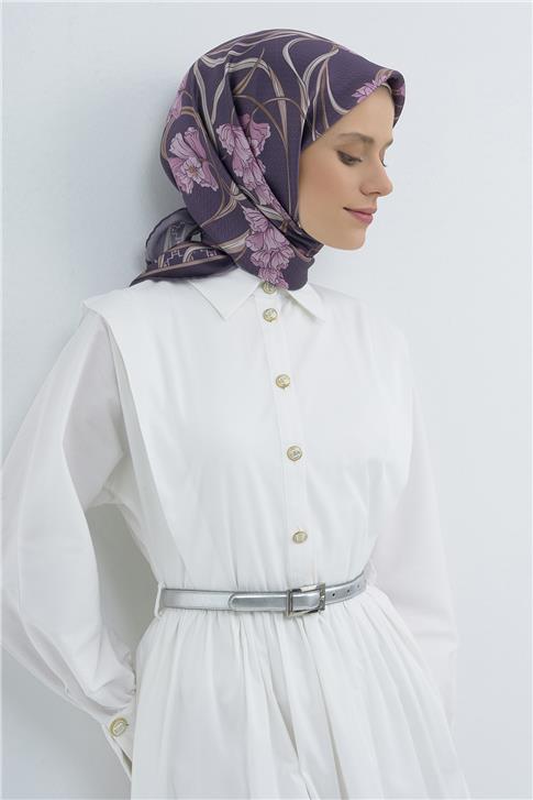 Armine  Saf İpek Twill Eşarp 9512D 07