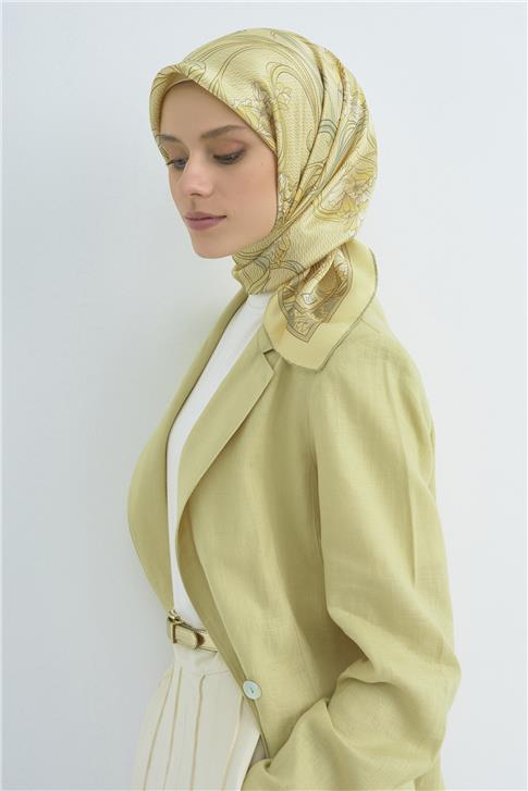 Armine  Saf İpek Twill Eşarp 9512D 84