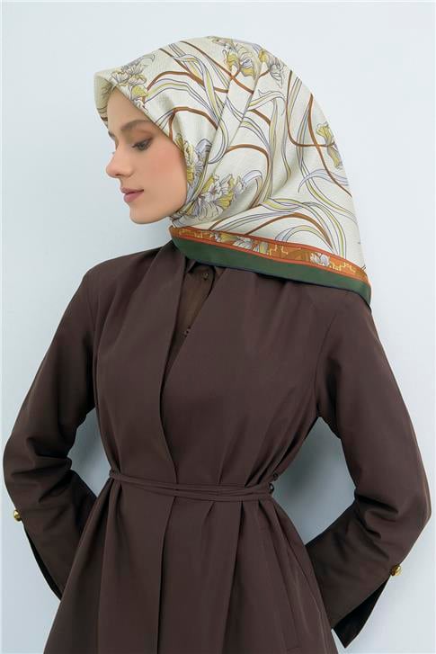 Armine  Saf İpek Twill Eşarp 9512D 88