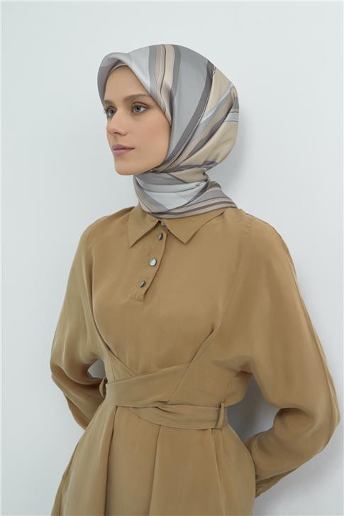 Armine  Saf İpek Twill Eşarp 9514D 02