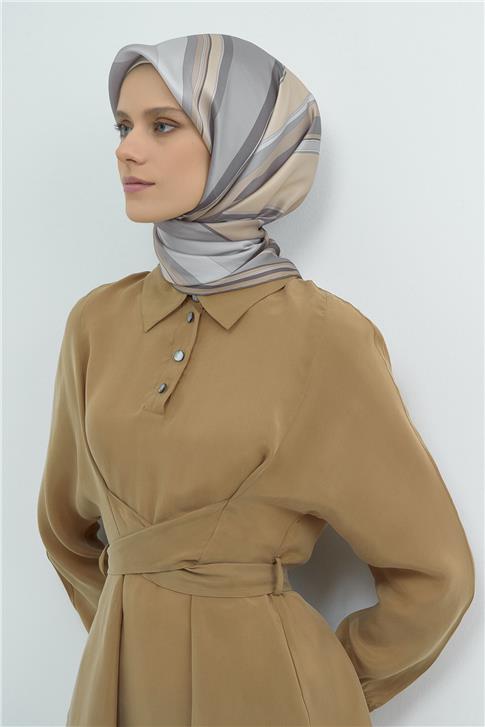 Armine  Saf İpek Twill Eşarp 9514D 02