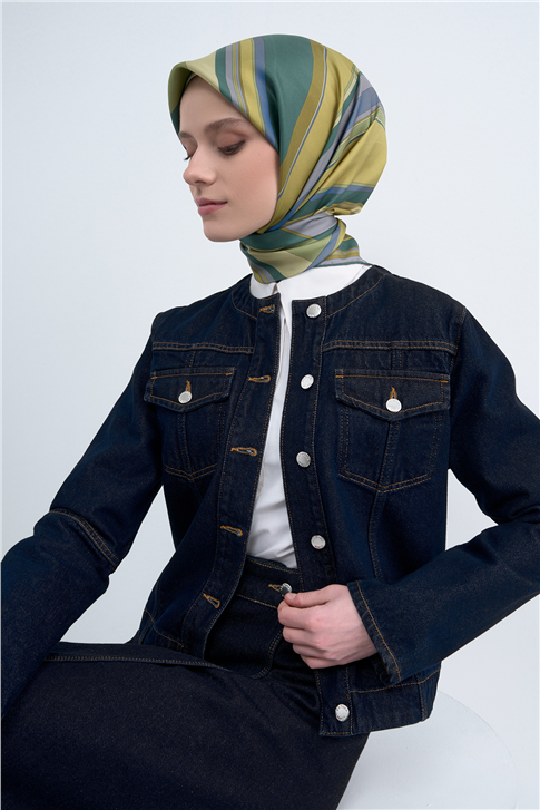 Armine  Saf İpek Twill Eşarp 9514D 54