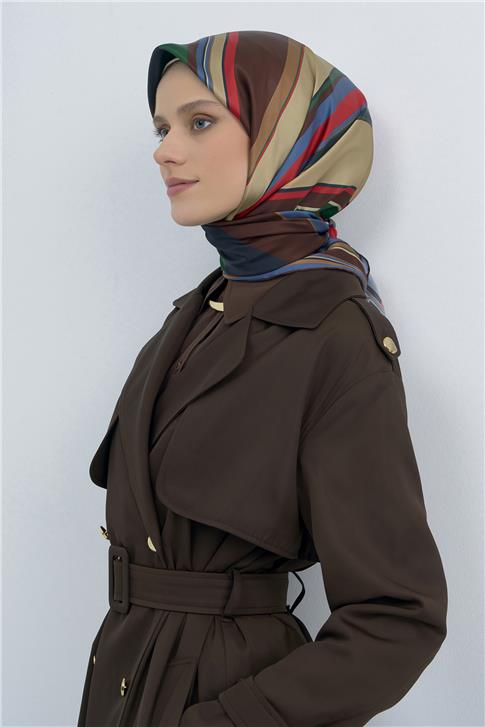 Armine  Saf İpek Twill Eşarp 9514D 82